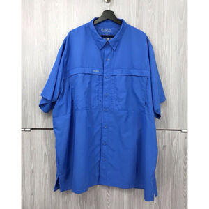 Gameguard Outdoors Shirt Men's 4XL Blue Vented Fishing